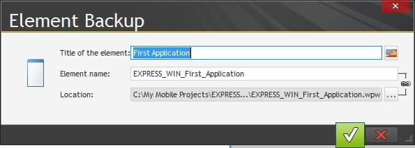 create application